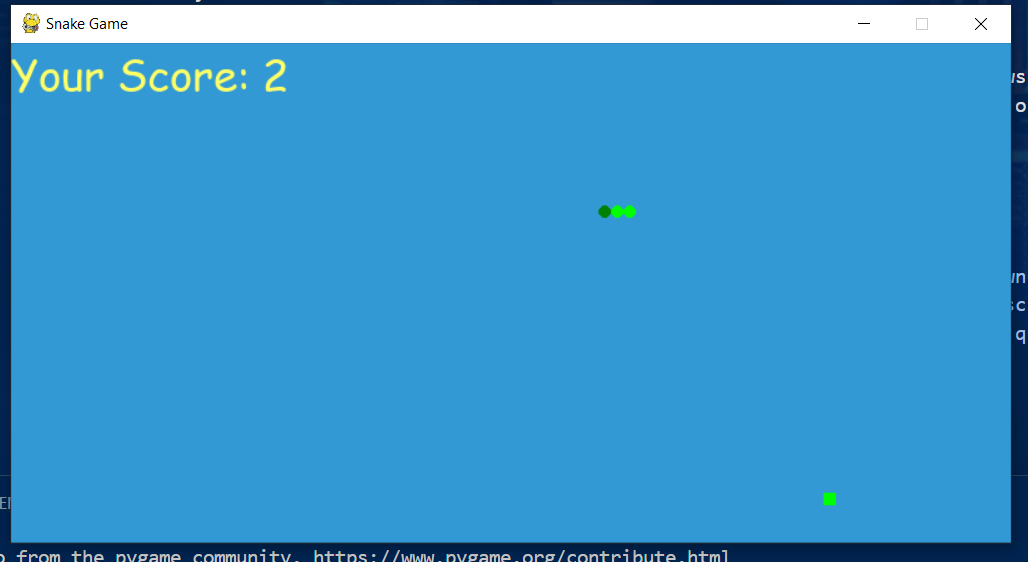 🐍 Snake Game in Python | snake-game